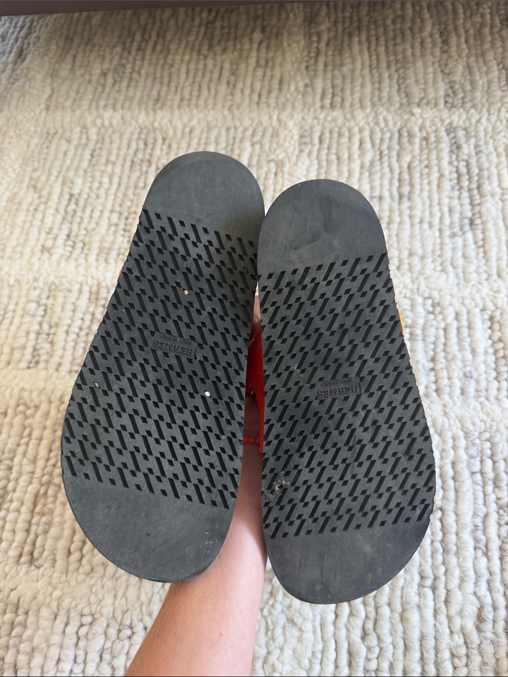 Hermes chypre - Slide Sandals (39) Suede - Picture 4 of 9